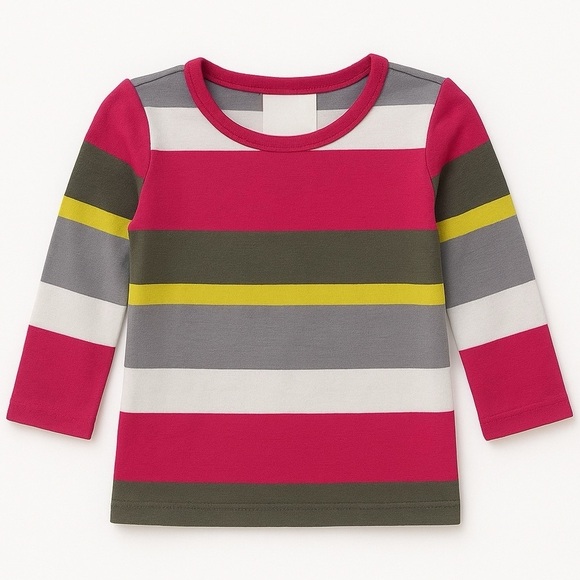 Multicolor Striped Long Sleeve Shirt - Picture 1 of 6